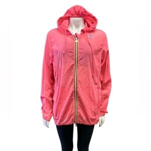 K-way EUC Pink Mesh Windbreaker Size XL